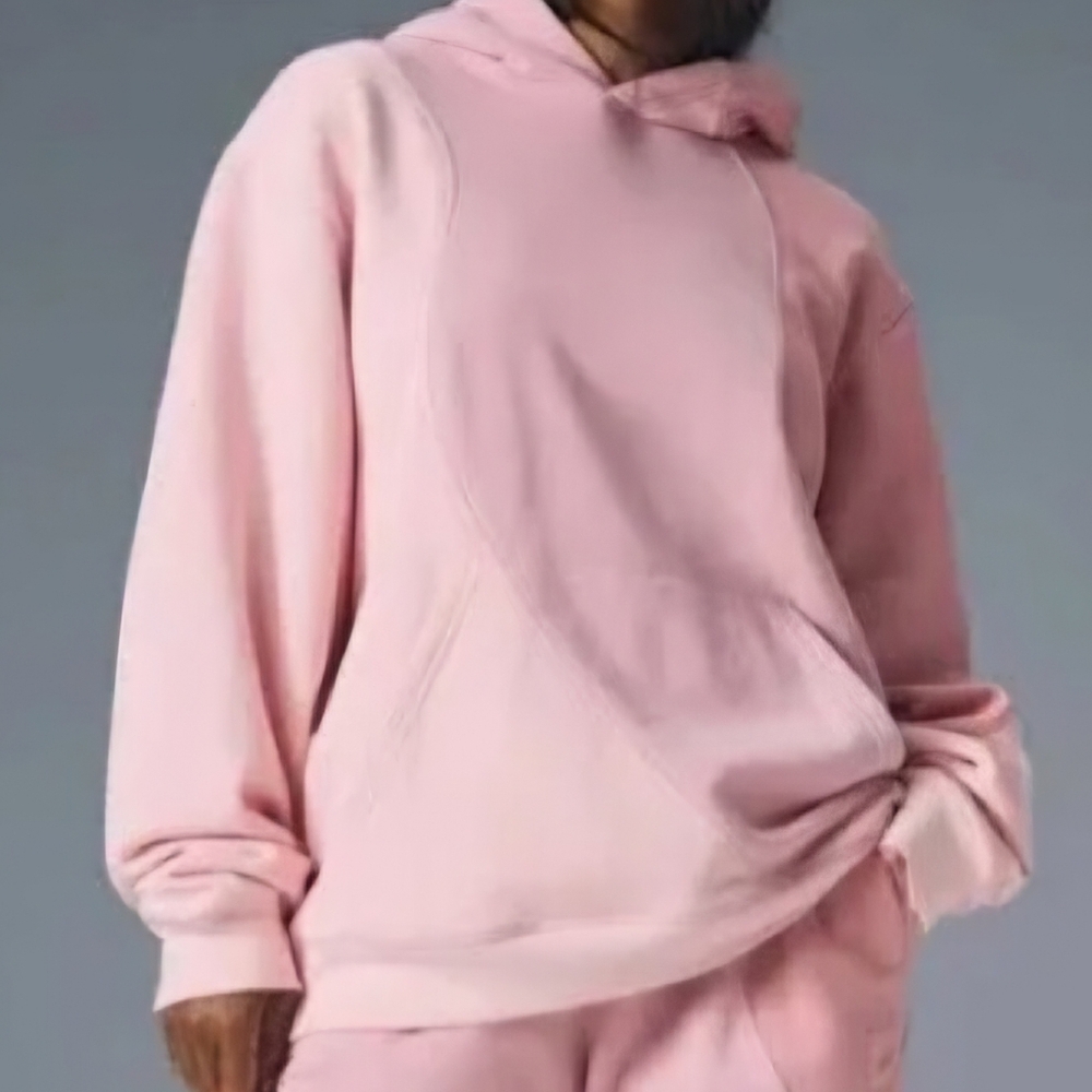 Alo Yoga Make Waves Hoodie Sweatshirt in Sunset Tonal Pink sz XS